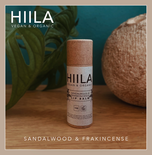 Organic, Vegan, Natural Lip Balm - Sandalwood & Frankincense