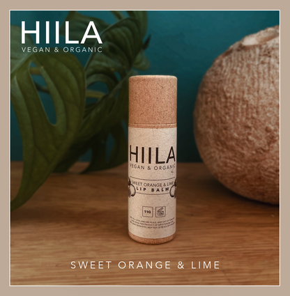 Organic, Vegan, Natural Lip Balm - Sweet Orange & Lime