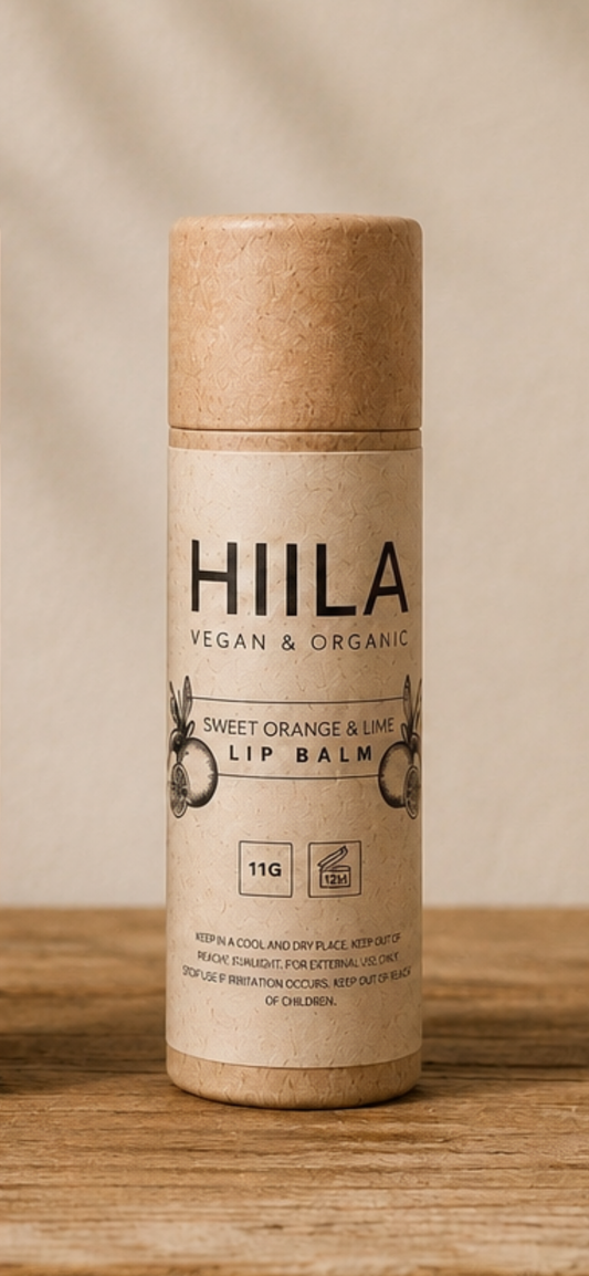 Organic, Vegan, Natural Lip Balm - Sweet Orange & Lime