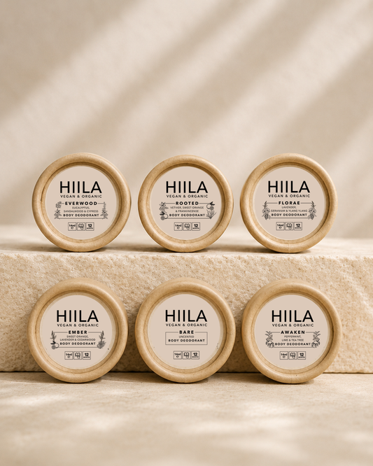 The HIILA Deodorant Collection